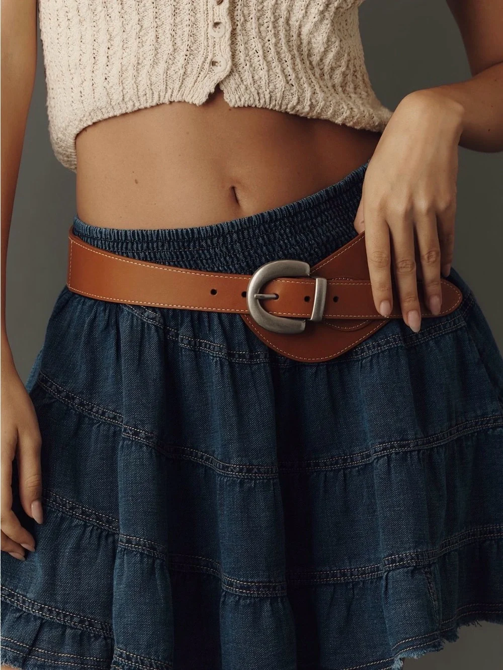 Anthropologie Low Slung Belt